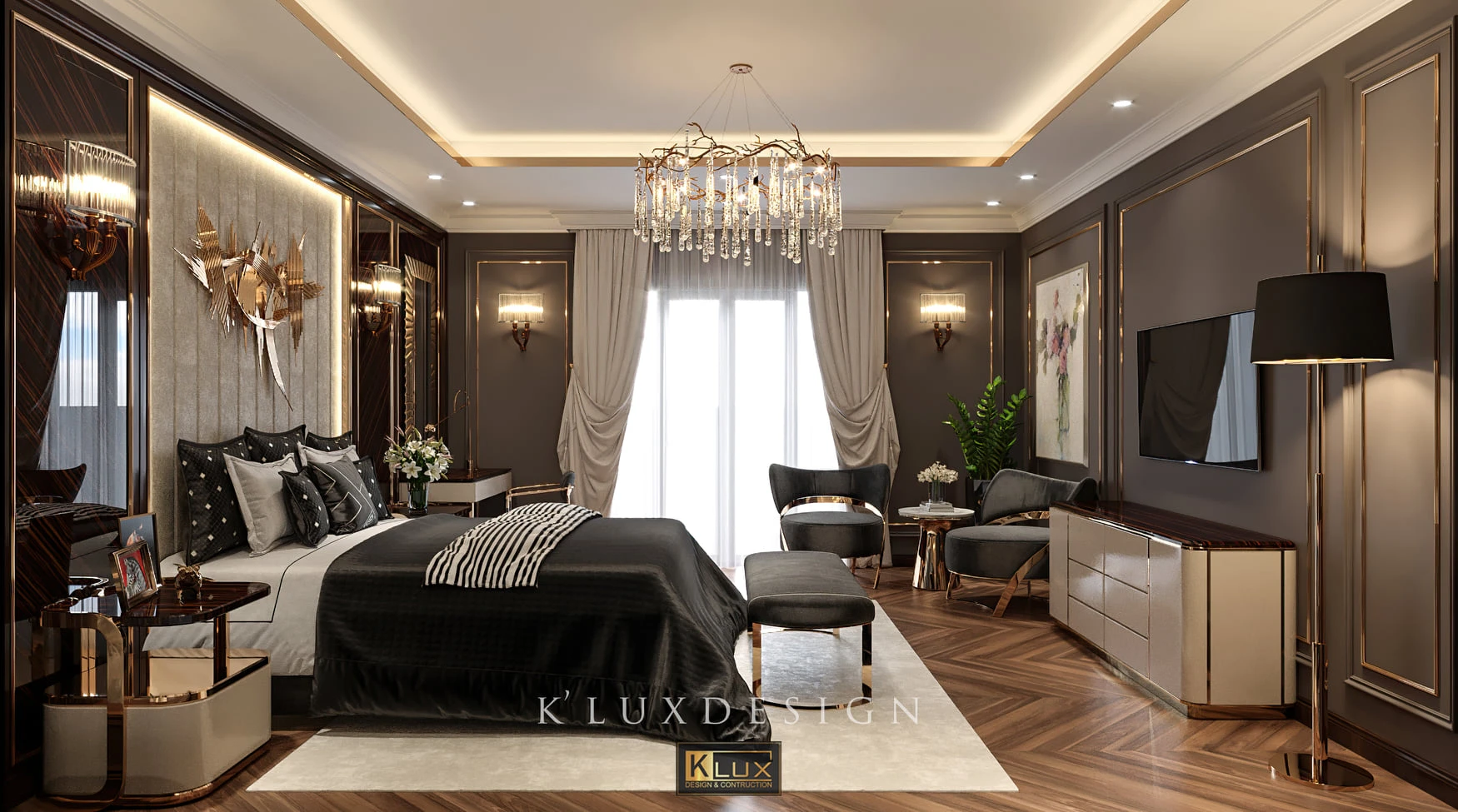 SketchUp Free Bedroom Neo Classic Sketchup Free Model Download ID 101000402 (Kts Kien)