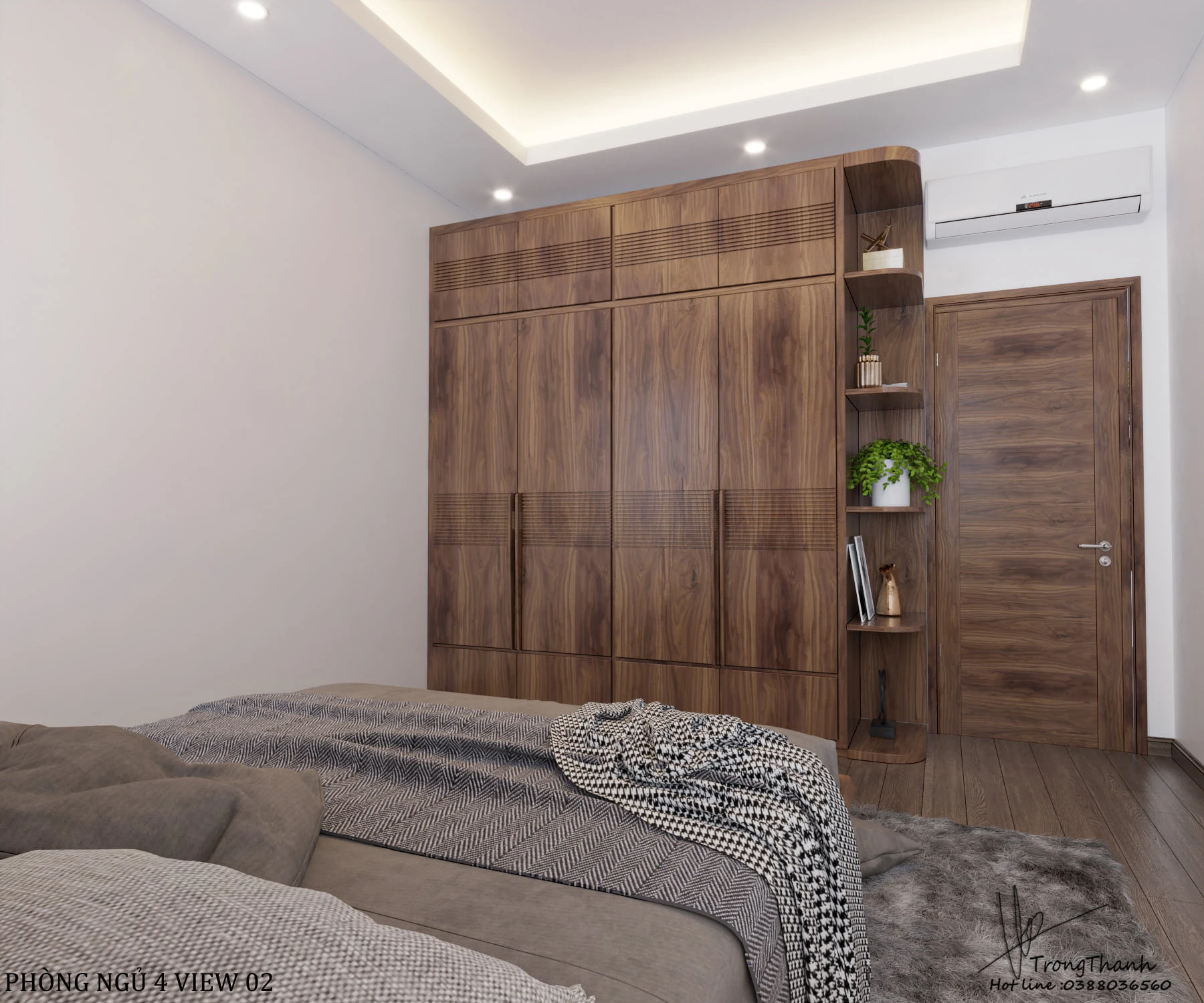Bedroom Sketchup 3d Models Free Download Modern ID 101000378 (Trong Thanh)