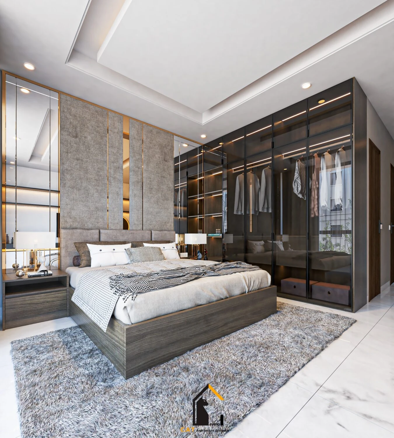 Bedroom Sketchup 3d Models Free Download Modern ID 101000667 (Kts Nghiathan)