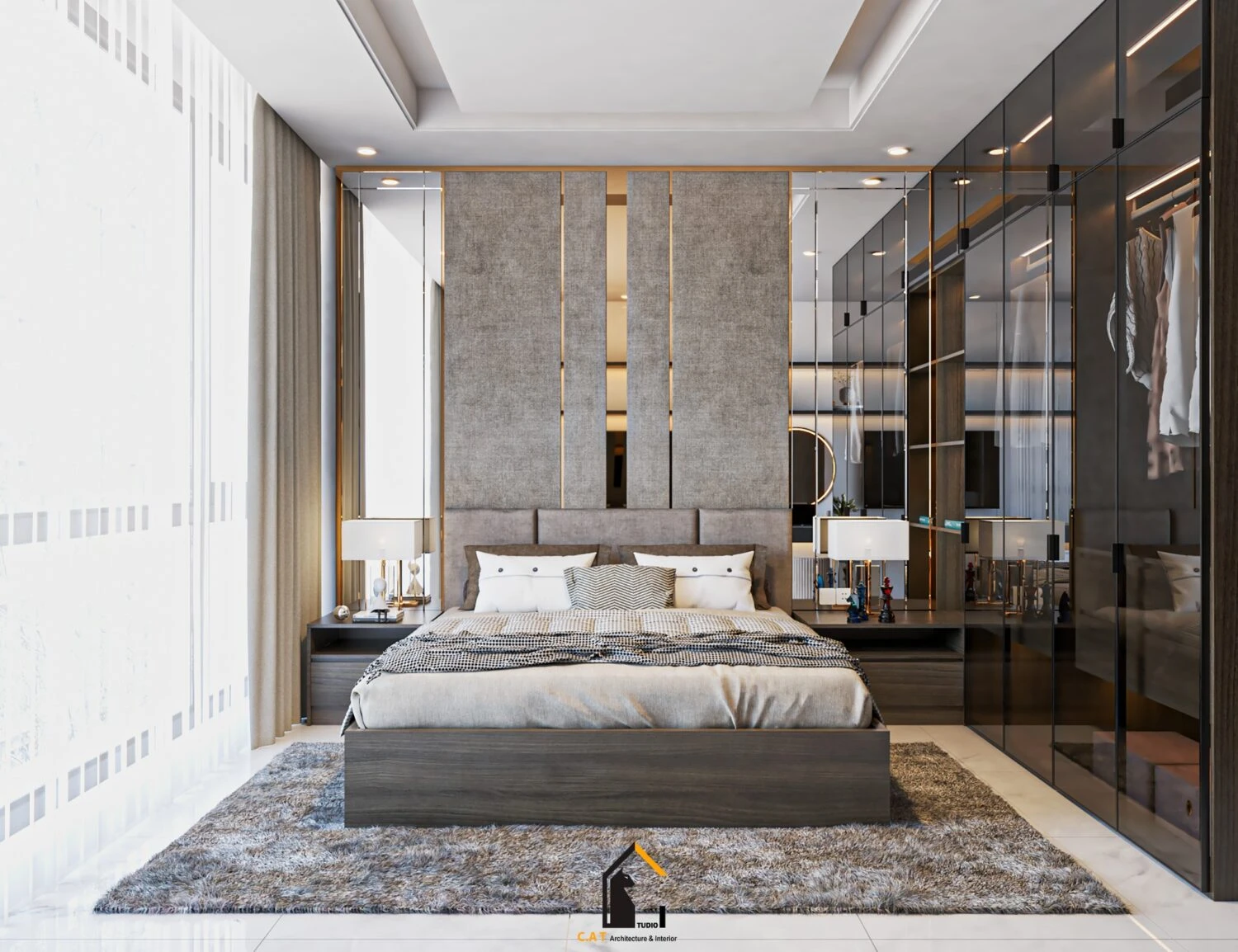 Bedroom Sketchup 3d Models Free Download Modern ID 101000667 (Kts Nghiathan)