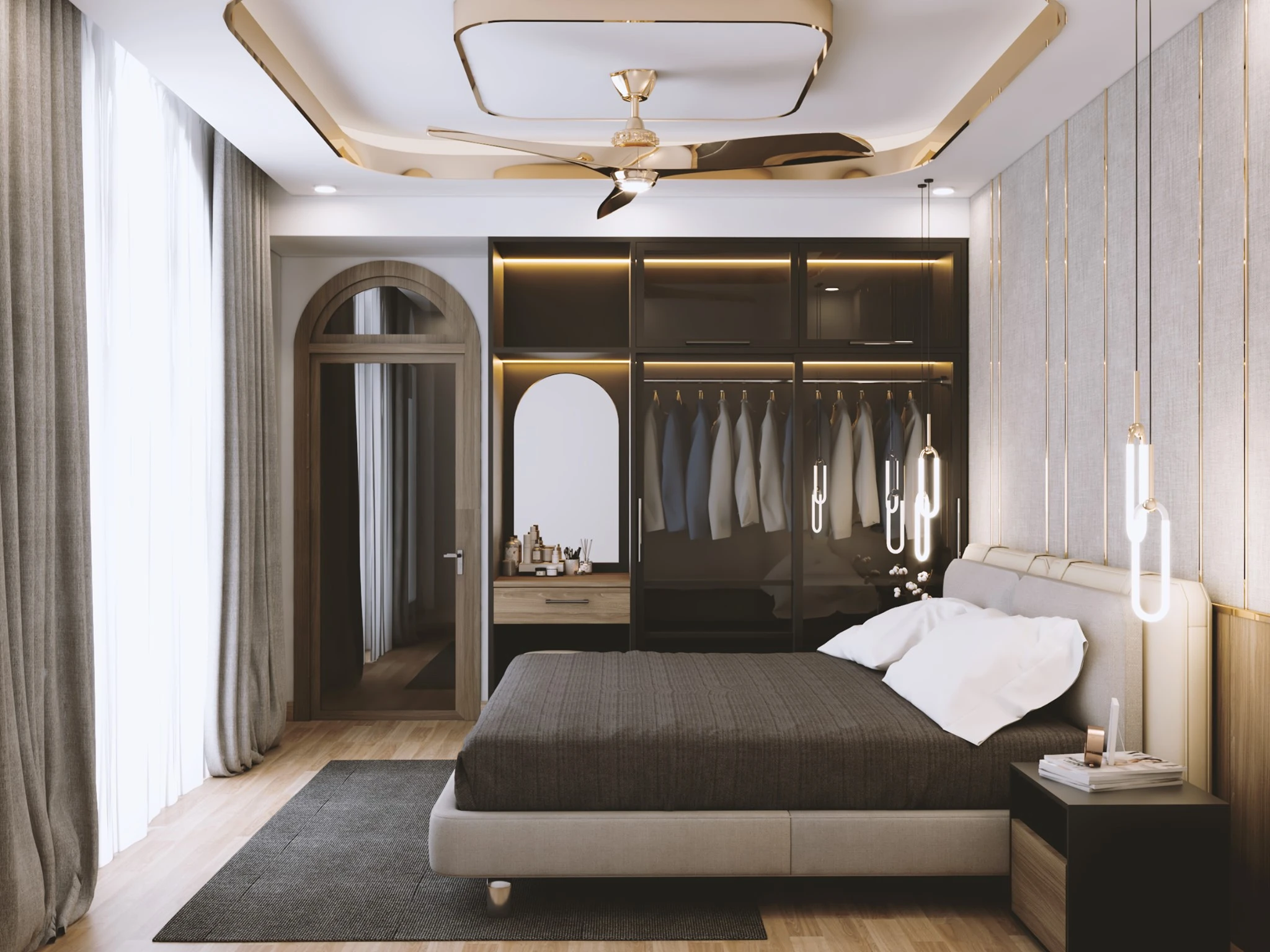Bedroom Sketchup 3d Models Free Download Vray Modern ID 101000408 (Loc Bao)