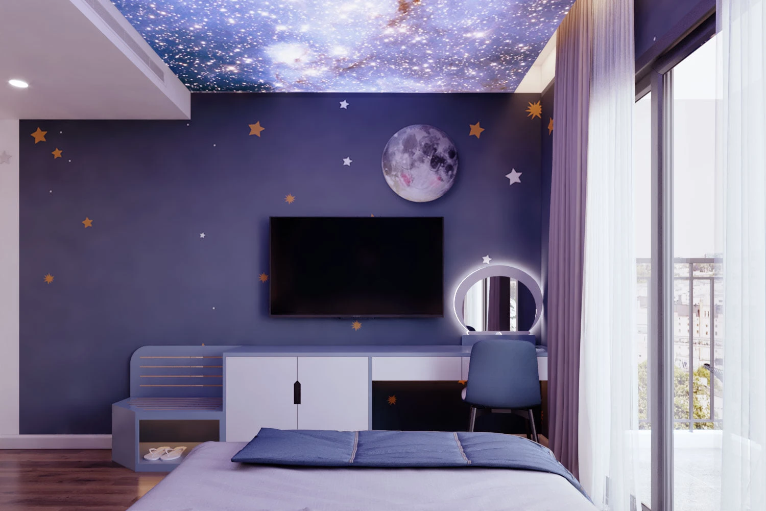 Bedroom Sketchup 3d Models Free Download Vray Modern ID 101000567 (Le Tien Dung)