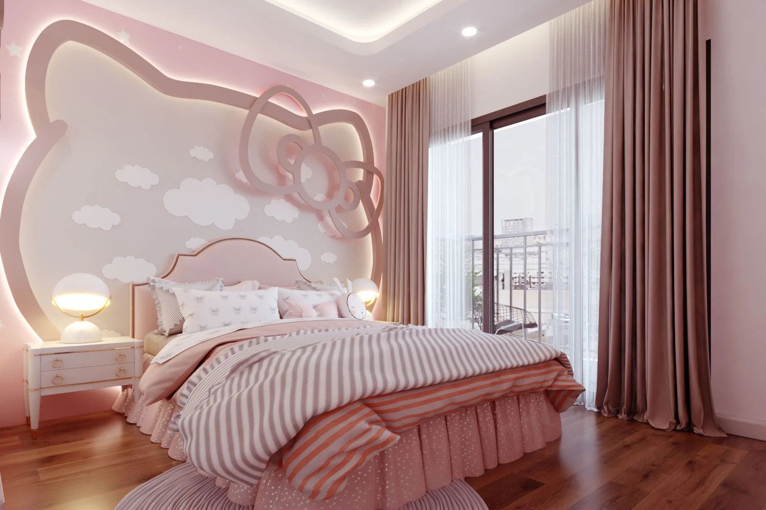 Bedroom Sketchup 3d Models Free Download Vray Modern ID 101000567 (Le Tien Dung)