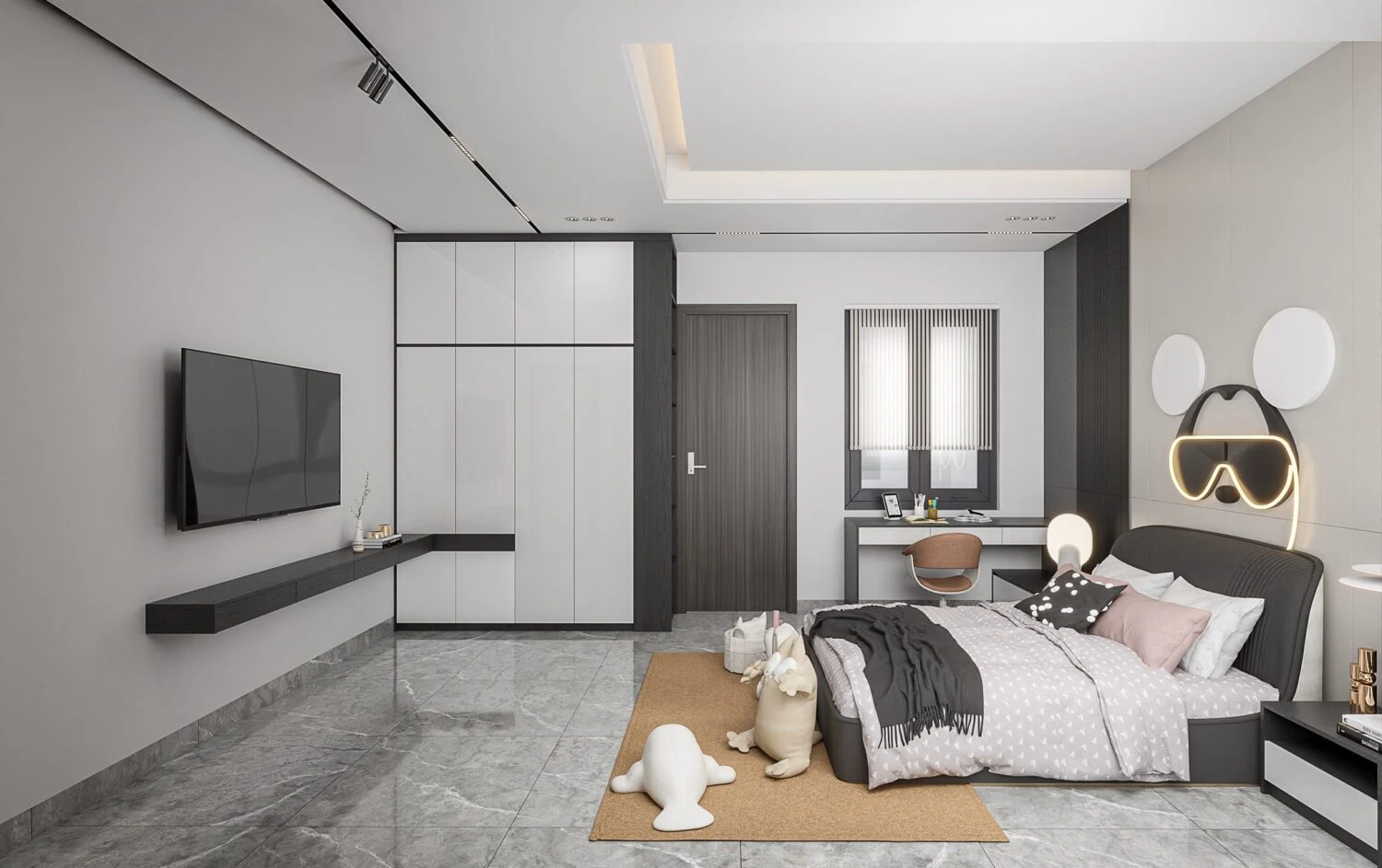 Bedroom Sketchup 3d Models Free Download Vray Modern ID 101000697 (Kika)