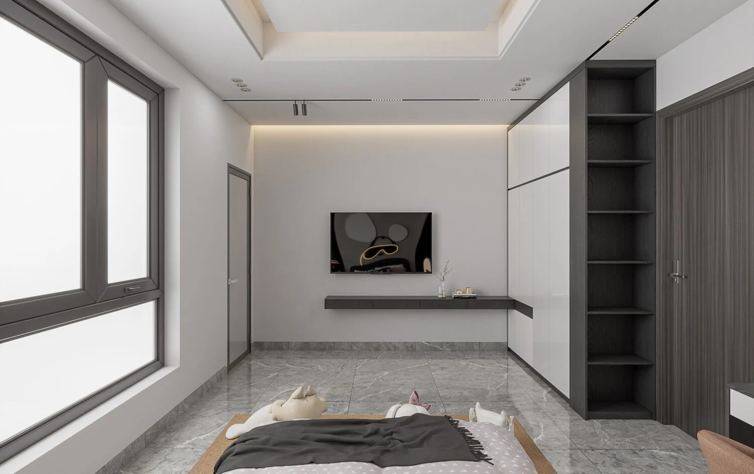 Bedroom Sketchup 3d Models Free Download Vray Modern ID 101000697 (Kika)