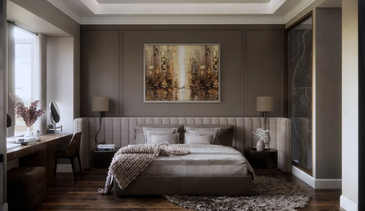 Bedroom Sketchup Free Model Download Enscape Modern ID 101000601 (Dien Pham)