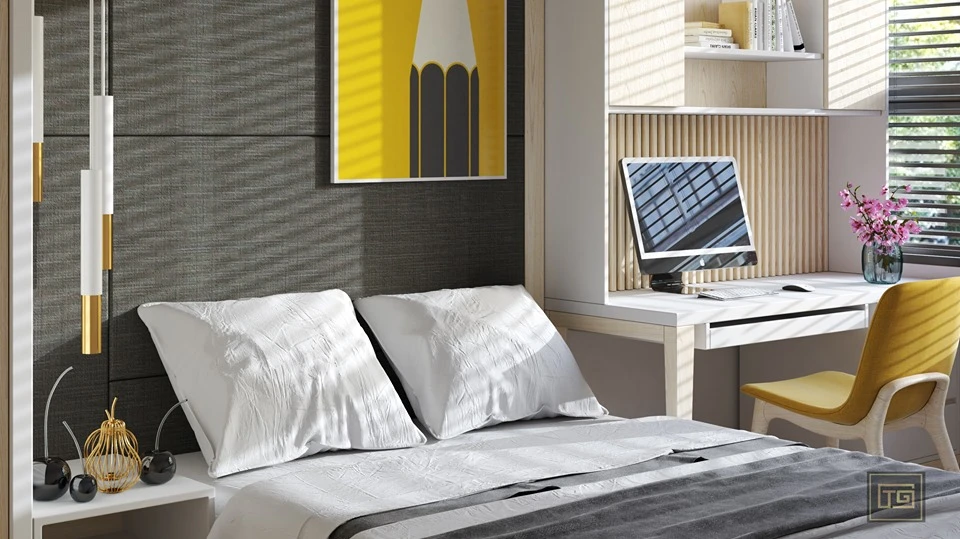 SketchUp Free Bedroom Sketchup Free Model Download Modern ID 101000232 (Xuan Khanh)