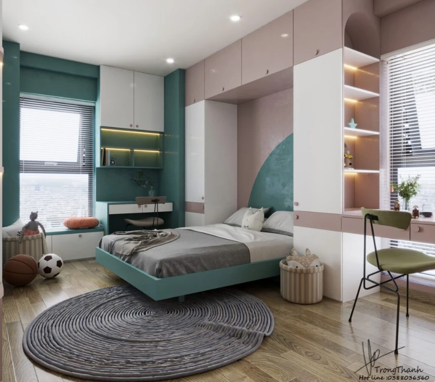 SketchUp Free Bedroom Sketchup Free Model Download Modern ID 101000332 (Trong Thanh)