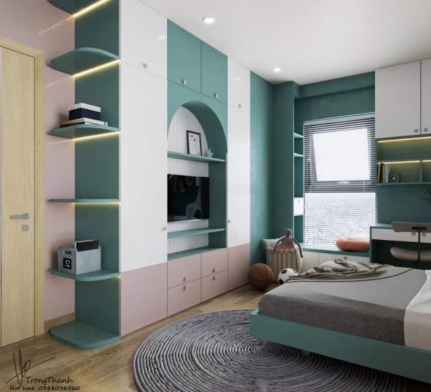 SketchUp Free Bedroom Sketchup Free Model Download Modern ID 101000332 (Trong Thanh)
