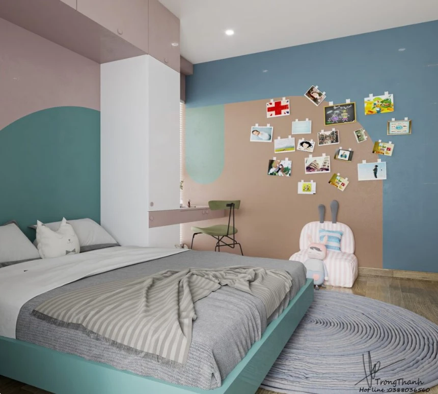 SketchUp Free Bedroom Sketchup Free Model Download Modern ID 101000332 (Trong Thanh)