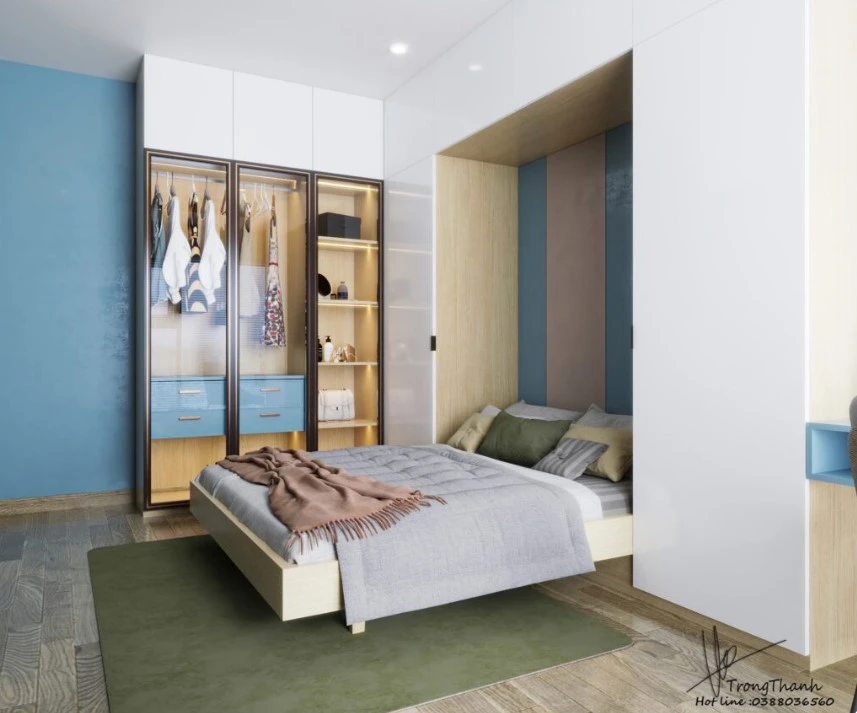 SketchUp Free Bedroom Sketchup Free Model Download Modern ID 101000332 (Trong Thanh)