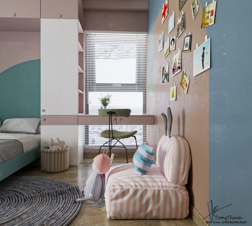 SketchUp Free Bedroom Sketchup Free Model Download Modern ID 101000332 (Trong Thanh)