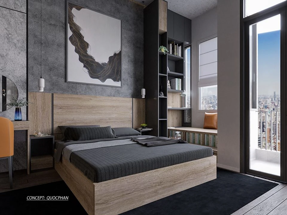 Bedroom Sketchup Model Download Free Modern ID 101000257 (Quoc Vi Phan Phan)