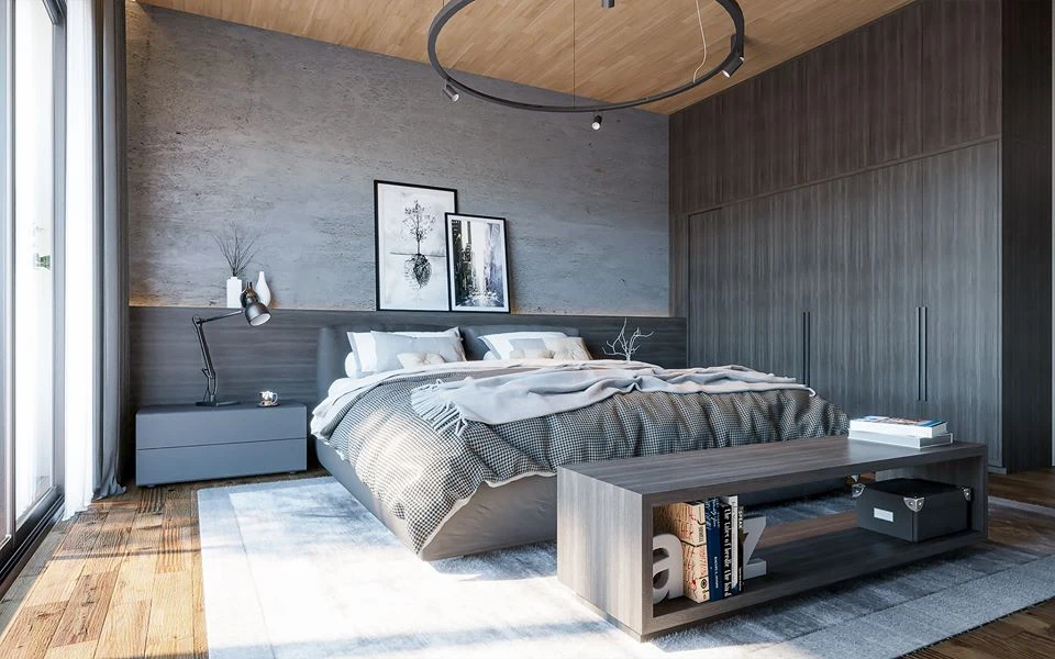 SketchUp Free Bedroom Sketchup Model Download Free Modern ID 101000277 (Nguyen Hoang Thang)