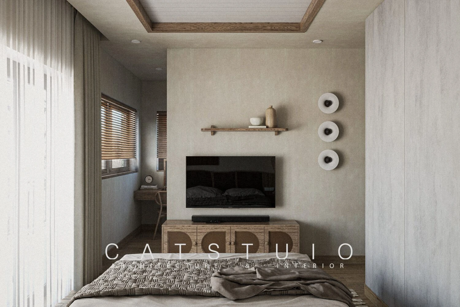 Bedroom Sketchup Model Download Free Modern ID 101000676 (Kts Nghiathan)