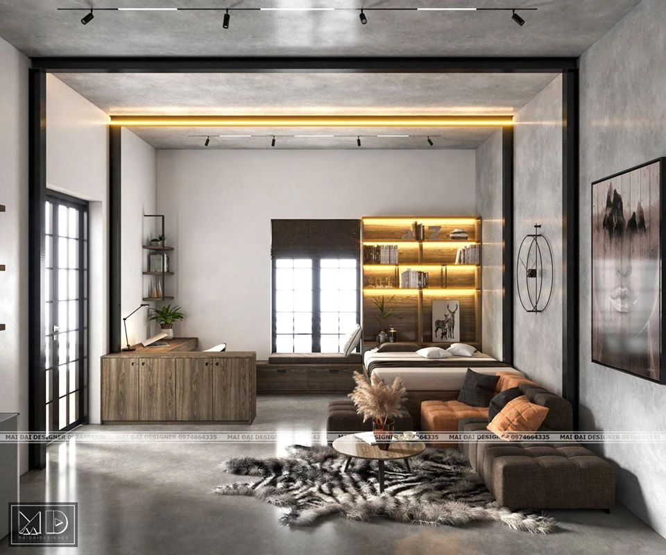 Bedroom Sketchup Model Free Download Modern ID 101000331 (Dai Ca)