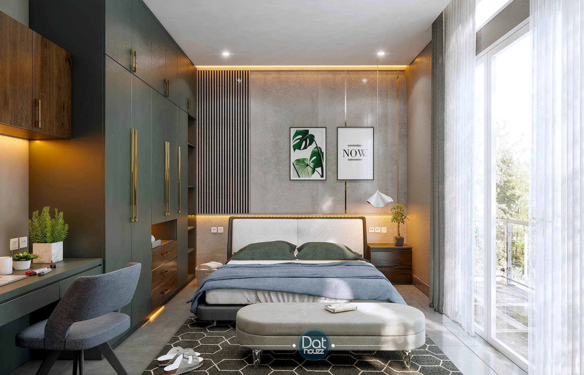 SketchUp Free Bedroom Sketchup Model Free Download Modern ID 101000460 (Dat Houzz)