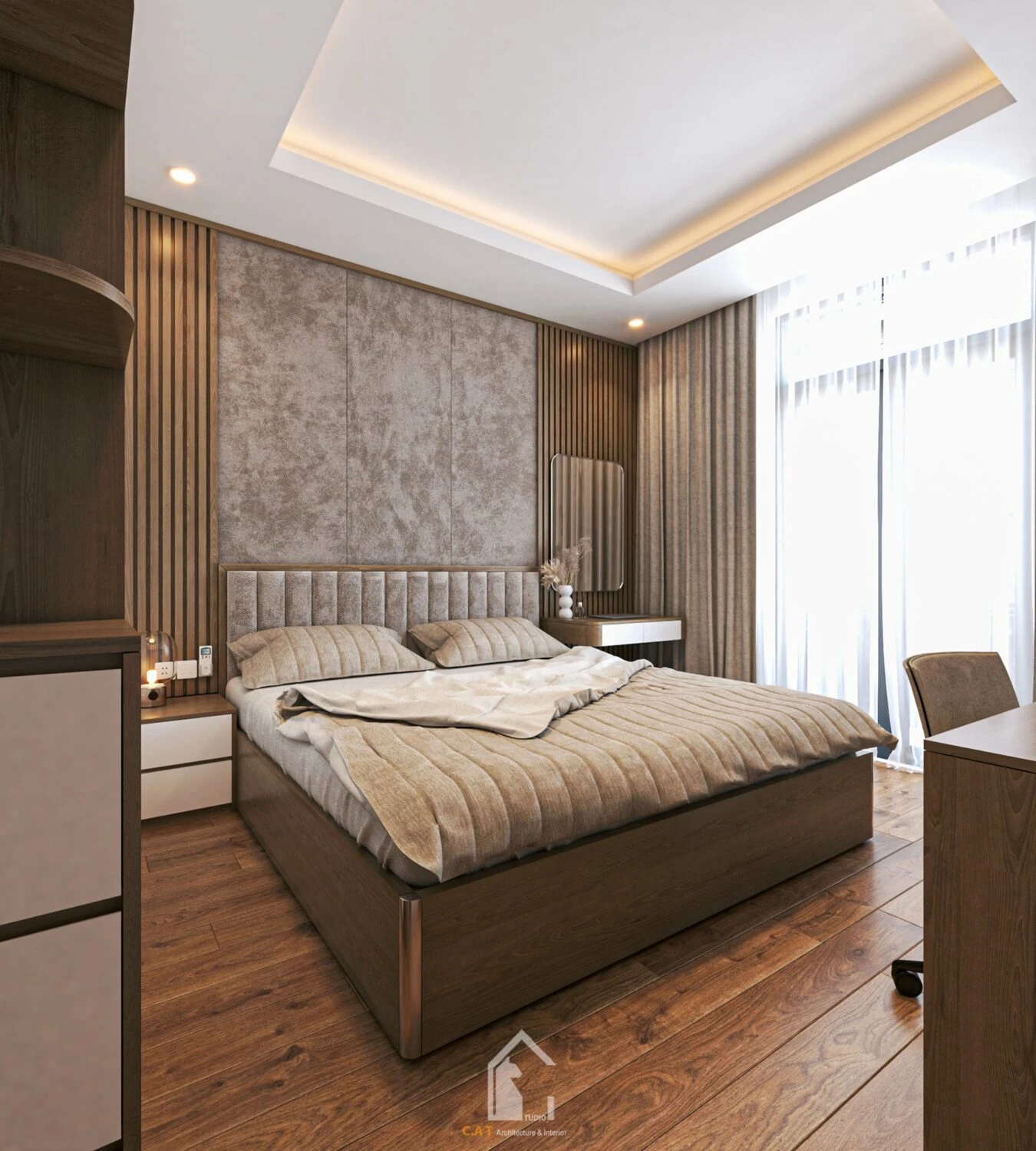 Bedroom Sketchup Model Free Download Modern ID 101000620 (Kts Nghiathan)