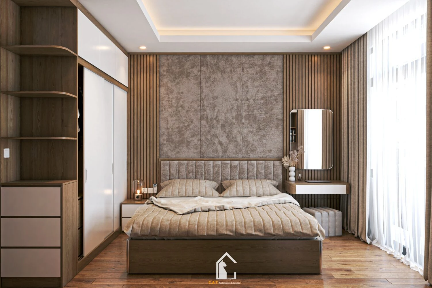 Bedroom Sketchup Model Free Download Modern ID 101000620 (Kts Nghiathan)