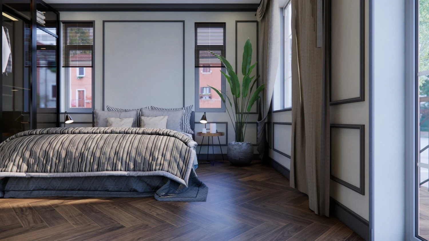 Bedroom Sketchup Scene Download Free Enscape Modern ID 101000713 (Hai van Tran)