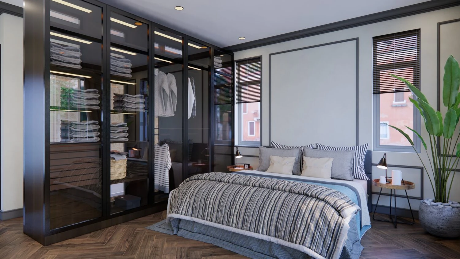 Bedroom Sketchup Scene Download Free Enscape Modern ID 101000713 (Hai van Tran)