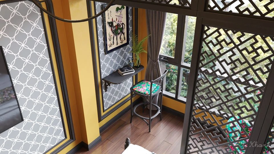 SketchUp Free Bedroom Sketchup Scene Download Free Indochine ID 101000274 (Xuan Khanh)