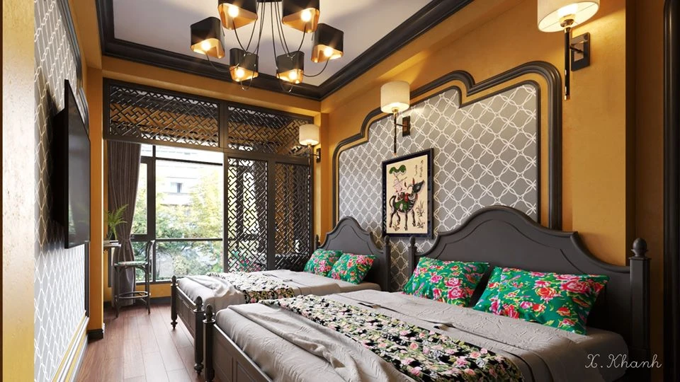 SketchUp Free Bedroom Sketchup Scene Download Free Indochine ID 101000274 (Xuan Khanh)