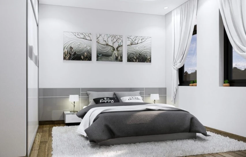 SketchUp Free Bedroom Sketchup Scene Download Free Modern ID 101000284 (Hoang Chau)