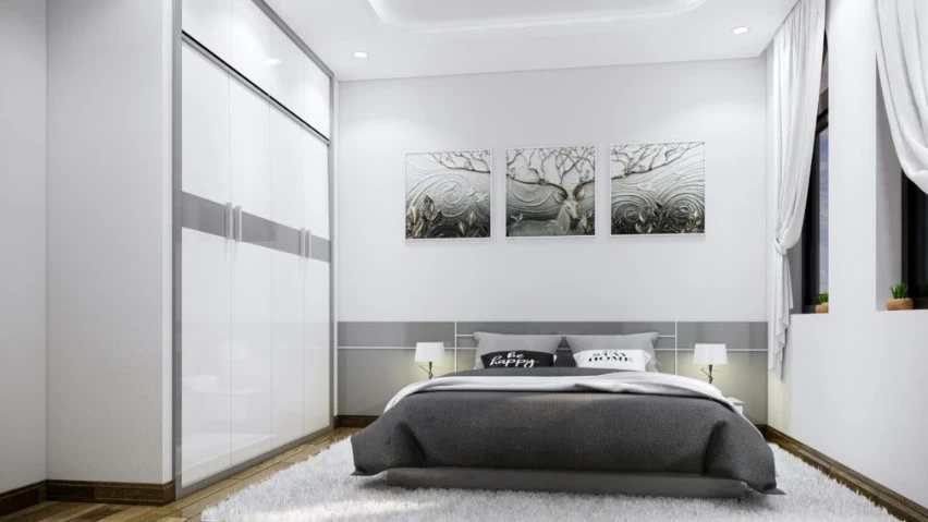 SketchUp Free Bedroom Sketchup Scene Download Free Modern ID 101000284 (Hoang Chau)