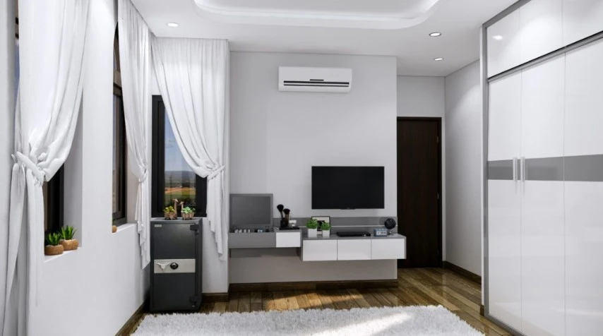 SketchUp Free Bedroom Sketchup Scene Download Free Modern ID 101000284 (Hoang Chau)