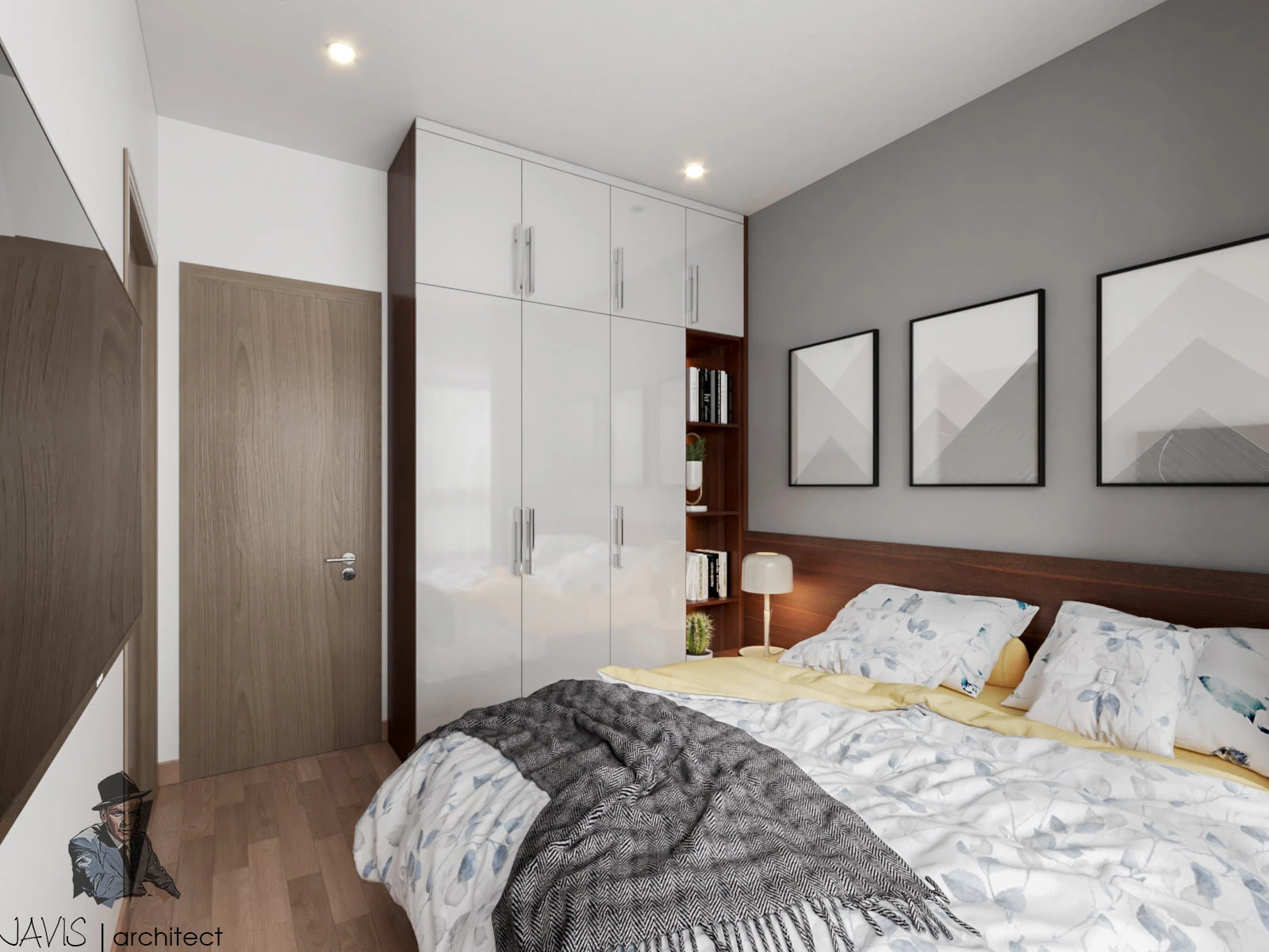 Bedroom Sketchup Scene Download Free Modern ID 101000443 (Hoang Thang)
