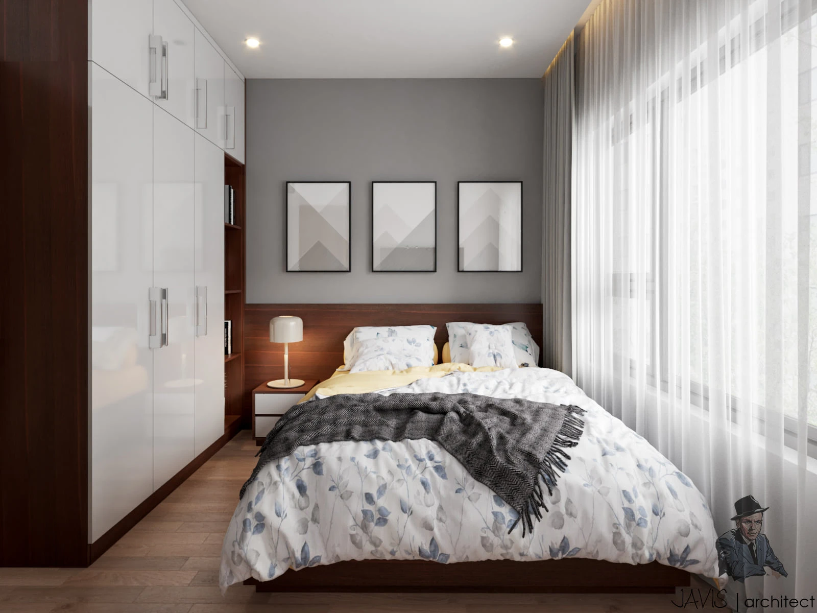 Bedroom Sketchup Scene Download Free Modern ID 101000443 (Hoang Thang)