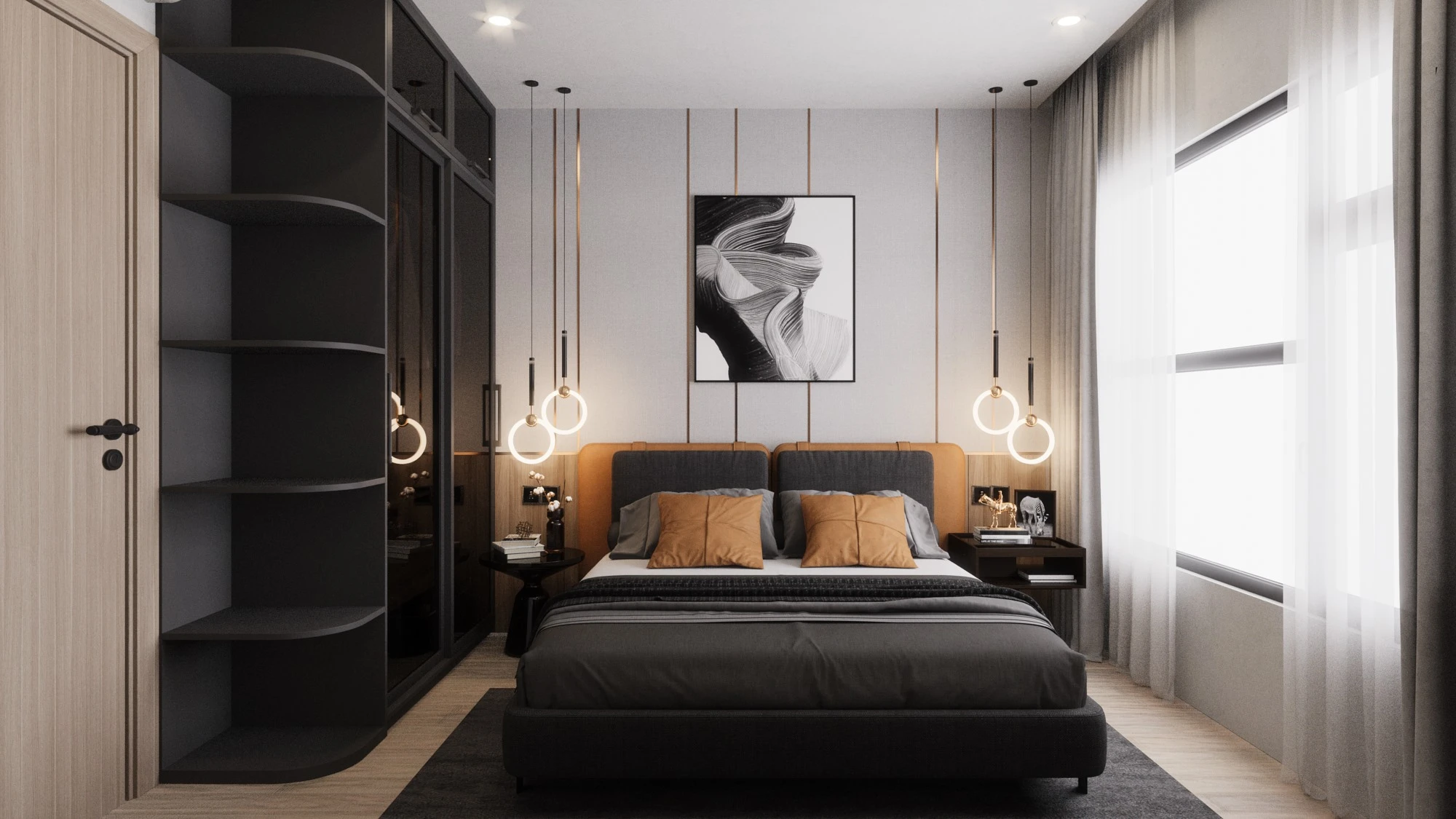 SketchUp Free Bedroom Sketchup Scene Download Free Modern ID 101000453 (Phong My)