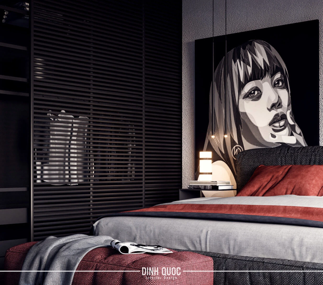 SketchUp Free Bedroom Sketchup Scene Download Free Modern ID 101000543 (Nguyen Dinh Quoc)