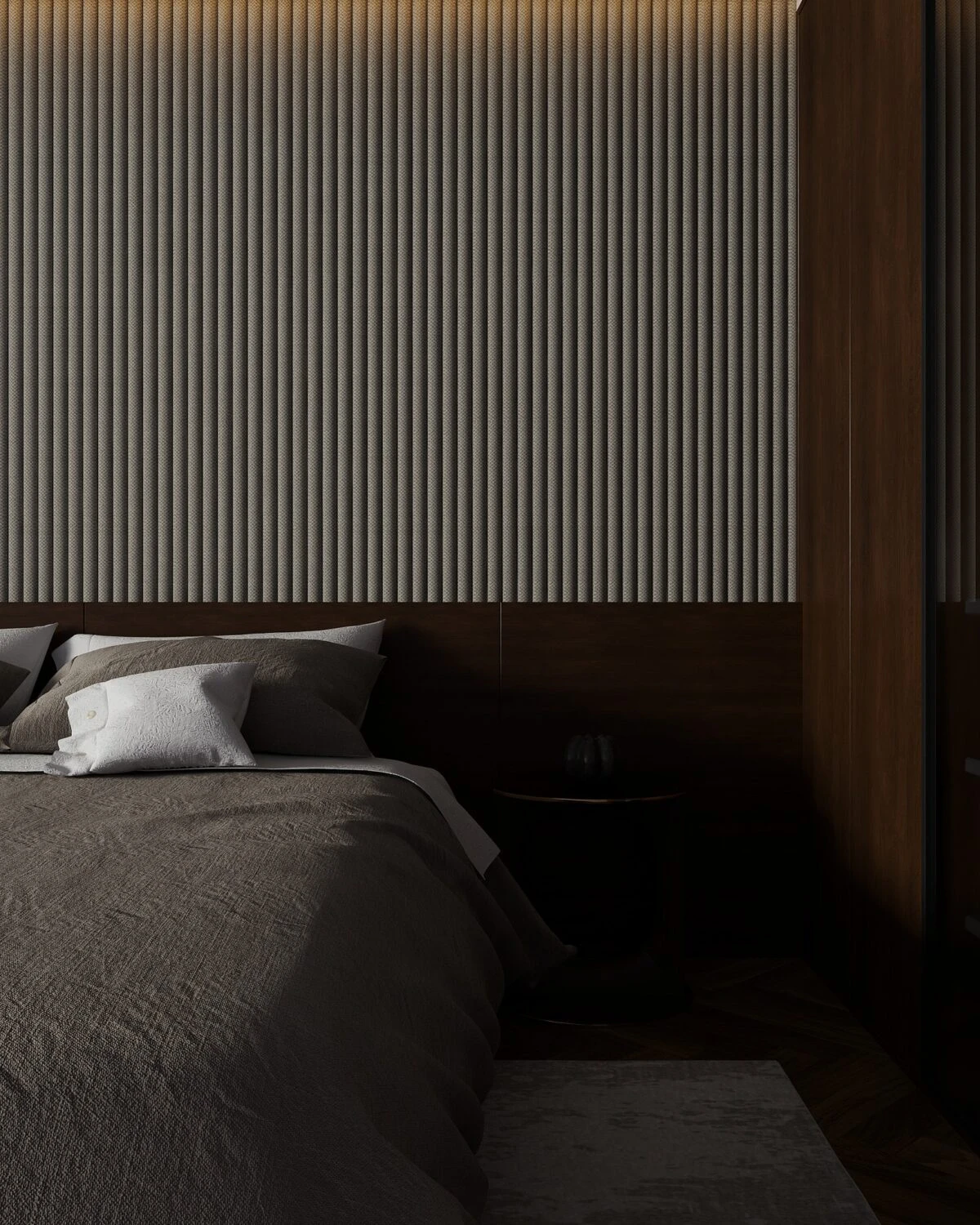 Bedroom Sketchup Scene Download Free Vray Modern ID 101000683 (Dinh Thanh)