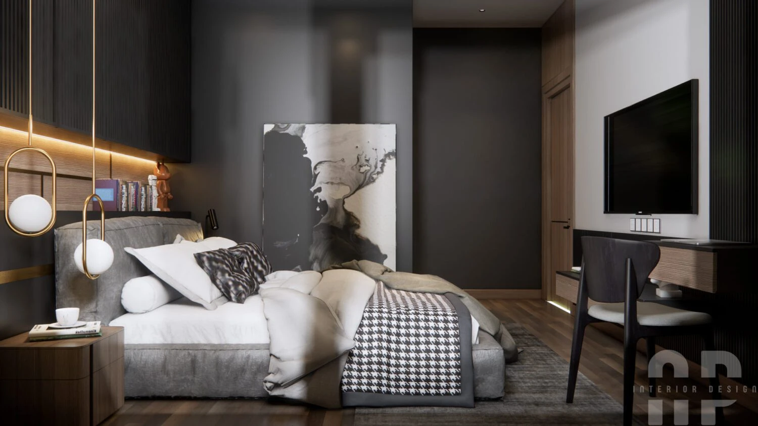 SketchUp Free Bedroom Sketchup Scene Free Download Enscape Modern ID 101000608 (Richard Ngo)