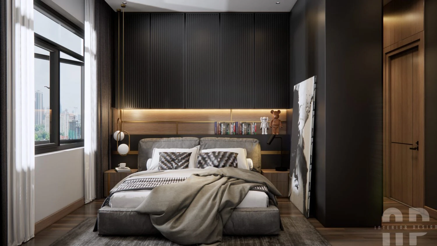 SketchUp Free Bedroom Sketchup Scene Free Download Enscape Modern ID 101000608 (Richard Ngo)