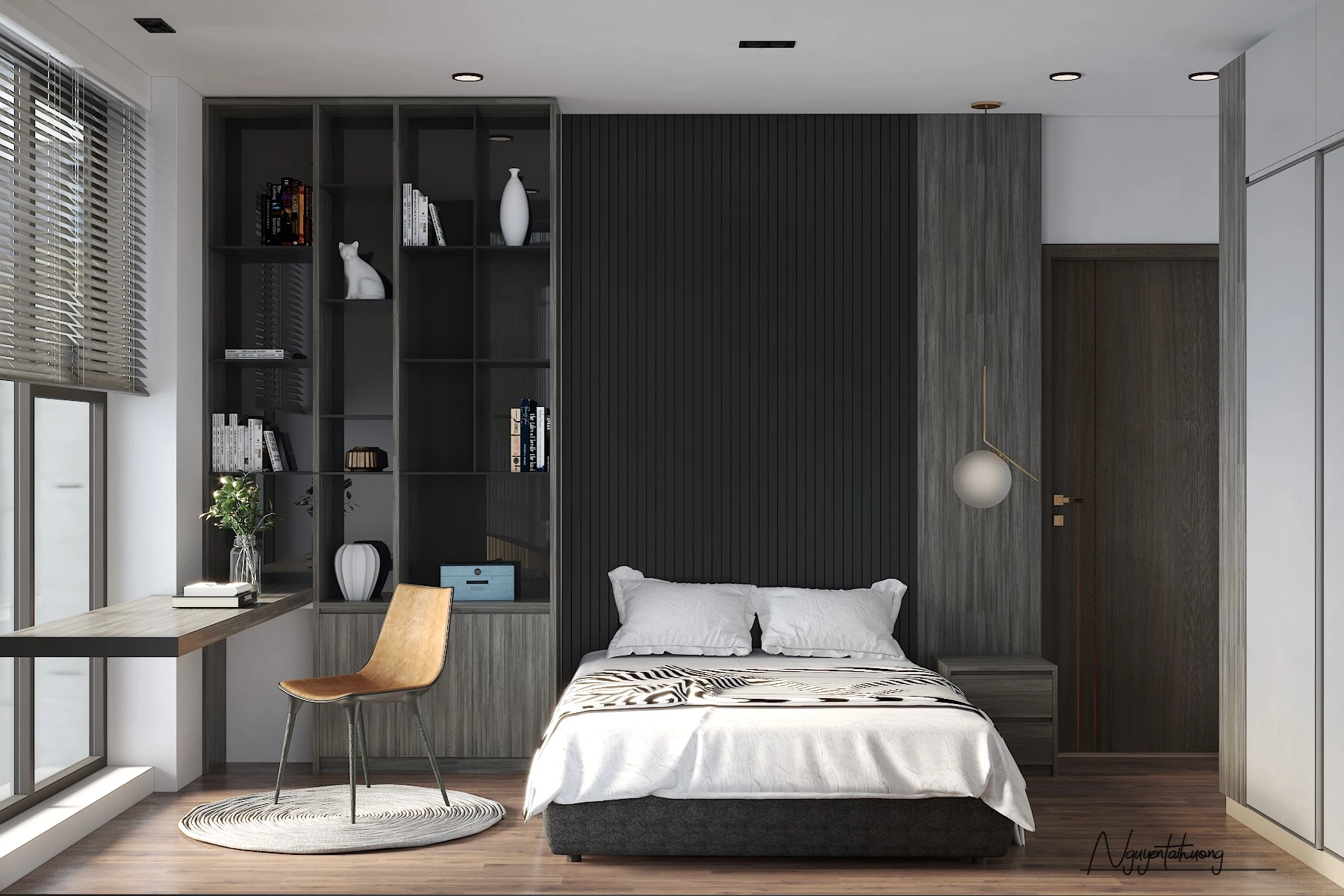 Bedroom Sketchup Scene Free Download Modern ID 101000478 (Bruce Lee)