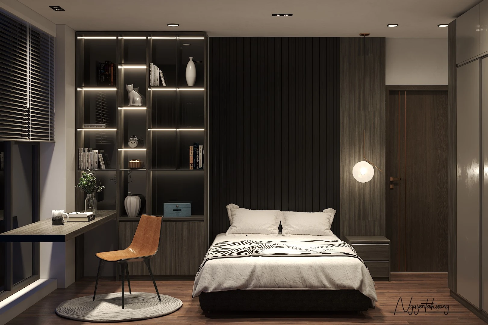 Bedroom Sketchup Scene Free Download Modern ID 101000478 (Bruce Lee)