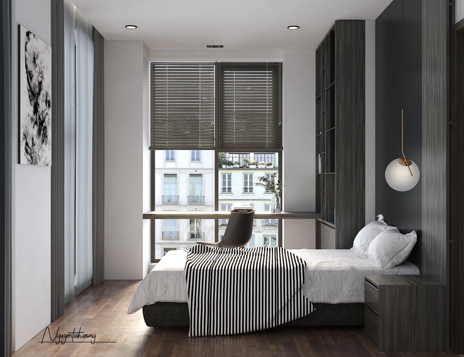 Bedroom Sketchup Scene Free Download Modern ID 101000478 (Bruce Lee)