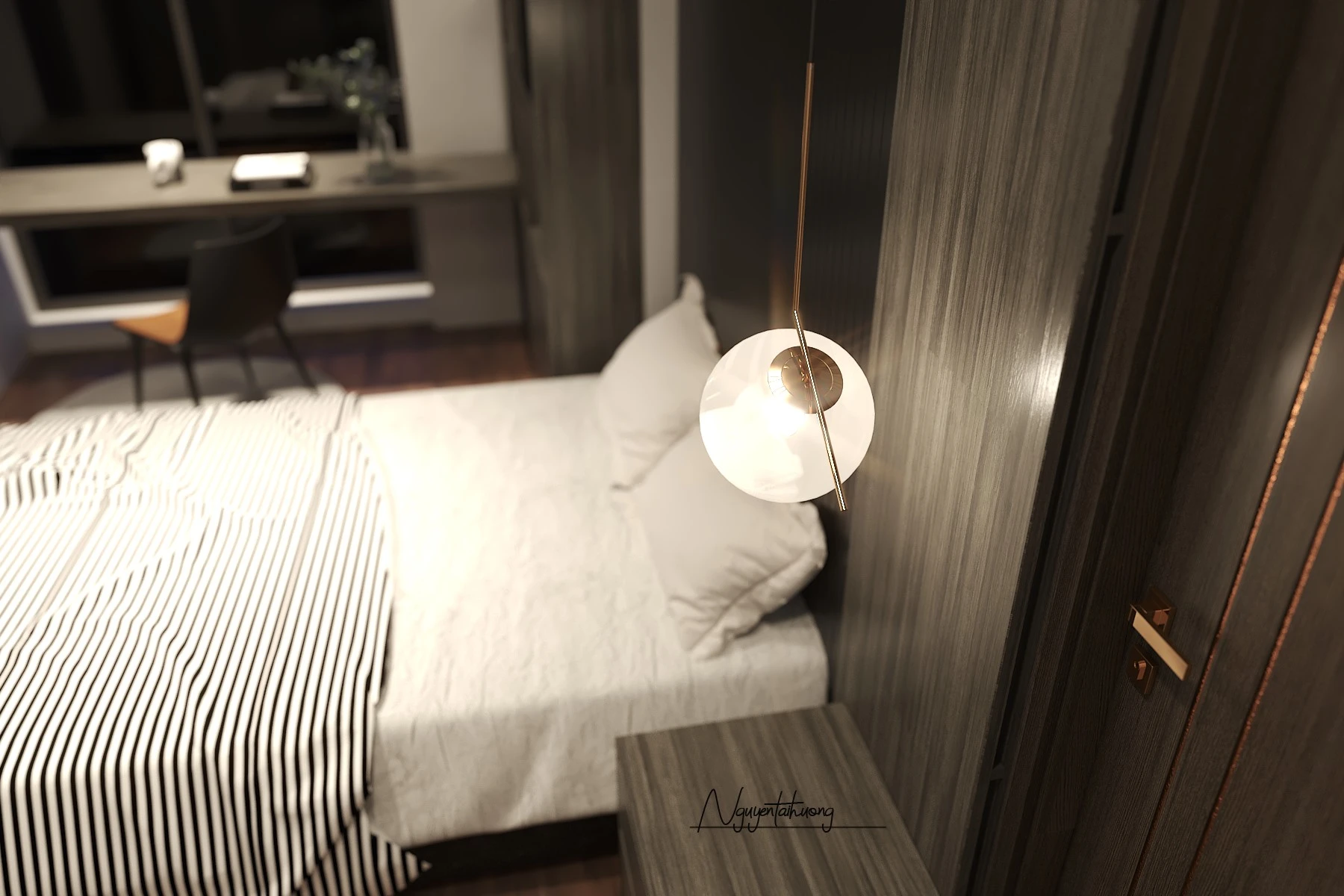 Bedroom Sketchup Scene Free Download Modern ID 101000478 (Bruce Lee)