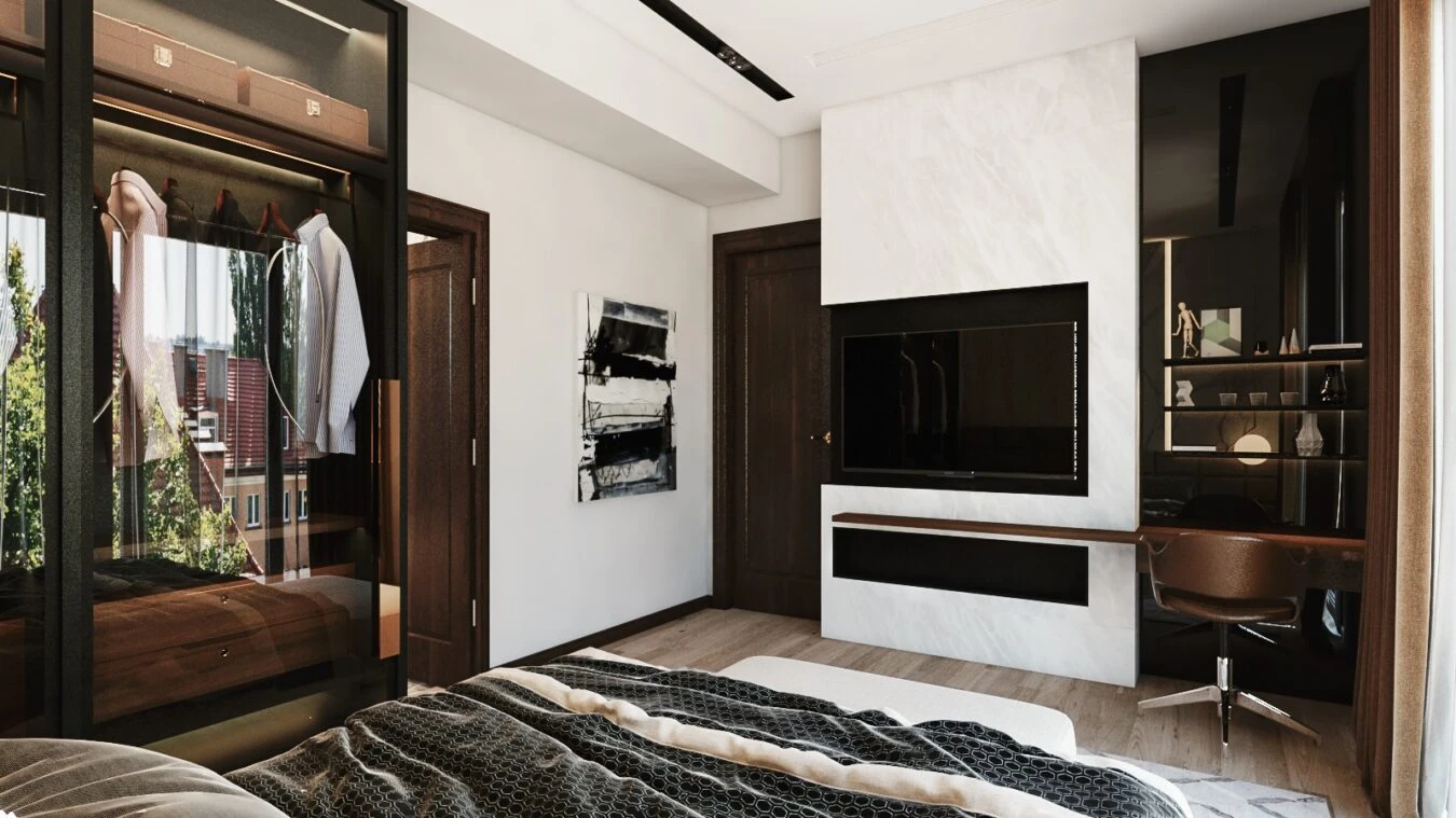 Bedroom Sketchup Scene Free Download Modern ID 101000518 (Pham Hai Hoang)