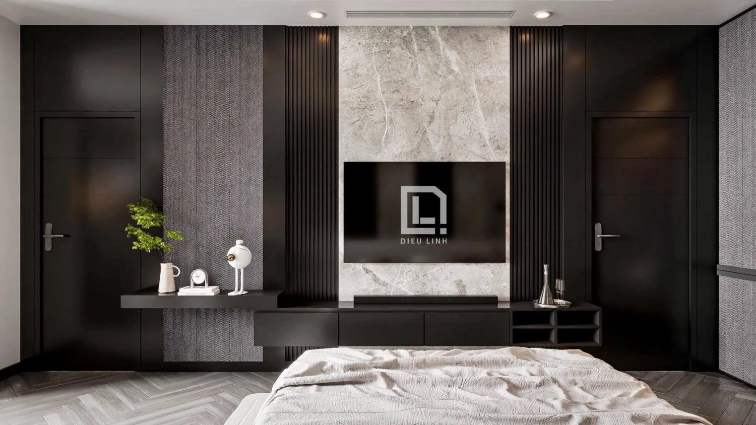 Bedroom Sketchup Scene Free Download Modern ID 101000708 (Dieu Linh)