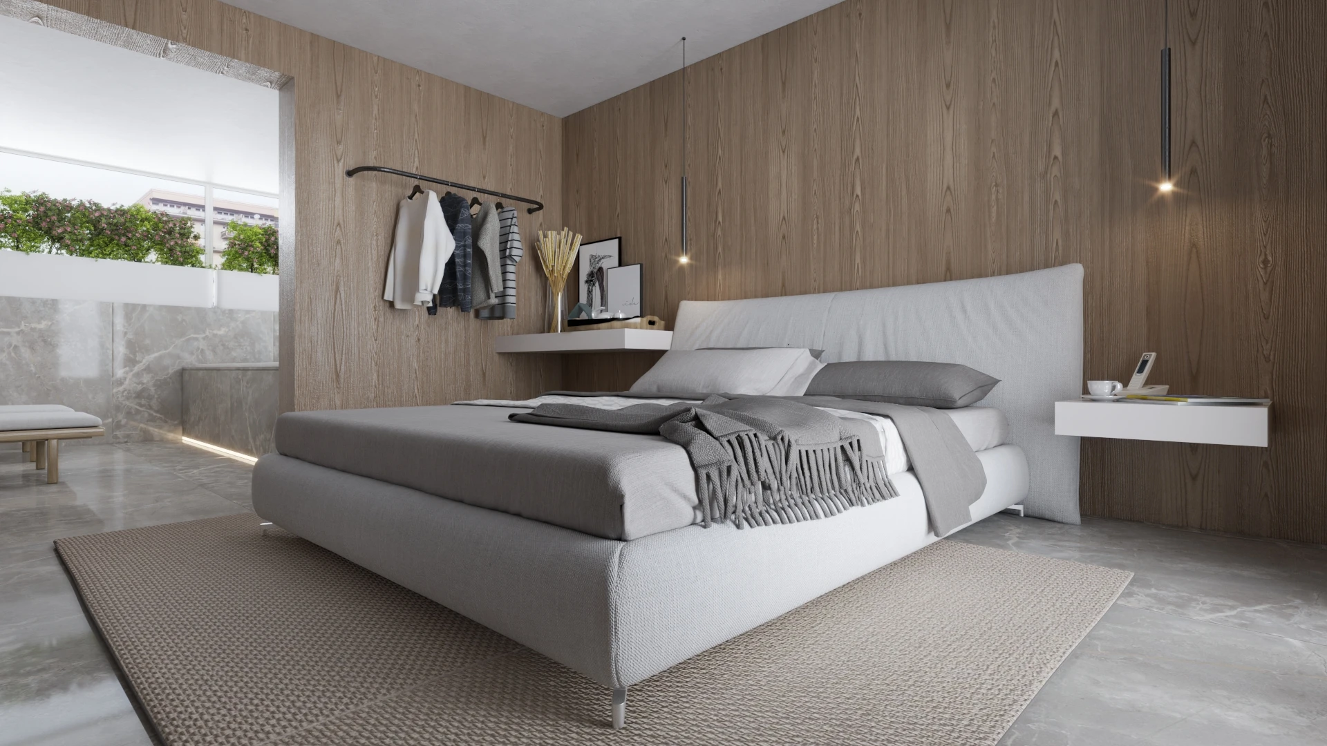 Bedroom Sketchup Scene Free Download Vray Modern ID 101000339 (Minh Truong)