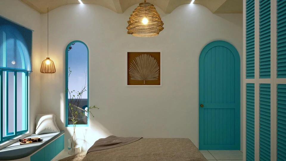 Bedroom Sketchup Scene Free Download Wabi Sabi ID 101000438 (Duc Thuan)