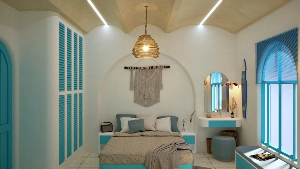 Bedroom Sketchup Scene Free Download Wabi Sabi ID 101000438 (Duc Thuan)