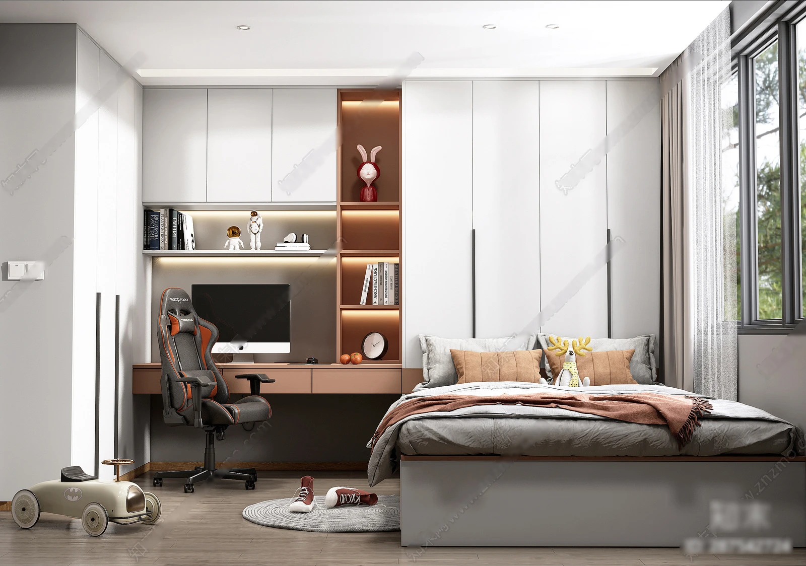 Children Room Free Download SketchUp Models Modern ID 105000039 (Cuong Covua)