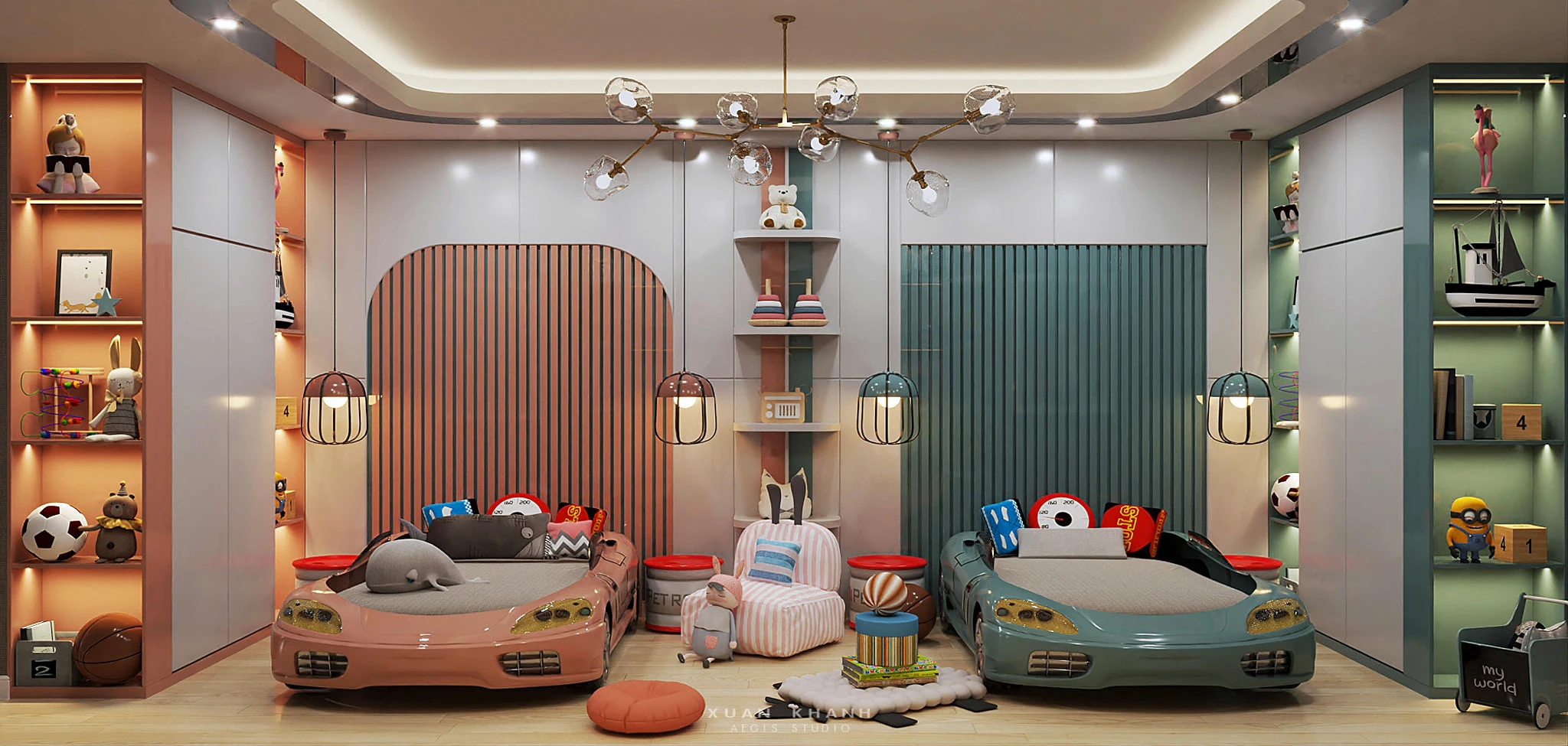 Children Room Modern 3D Model Free Download SketchUp ID 105000037 (Xuan Khanh)