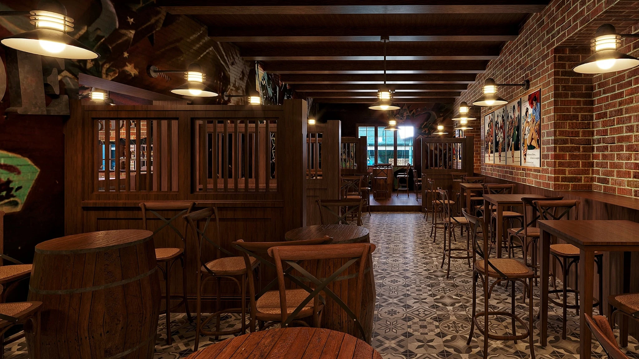 SketchUp Free Coffee Shop Modern SketchUp Model Free Download ID 108000061 (Quoc Trung)