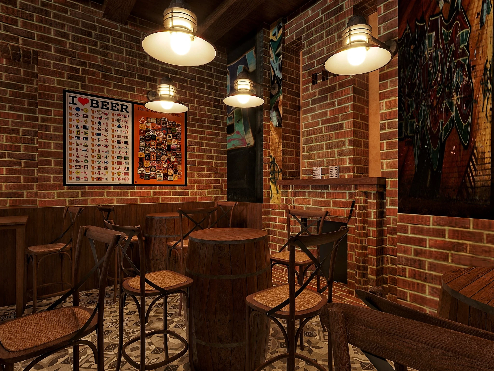 SketchUp Free Coffee Shop Modern SketchUp Model Free Download ID 108000061 (Quoc Trung)